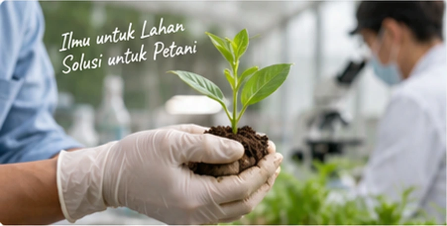 Penelitian Agritek dari laboratorium untuk lahan